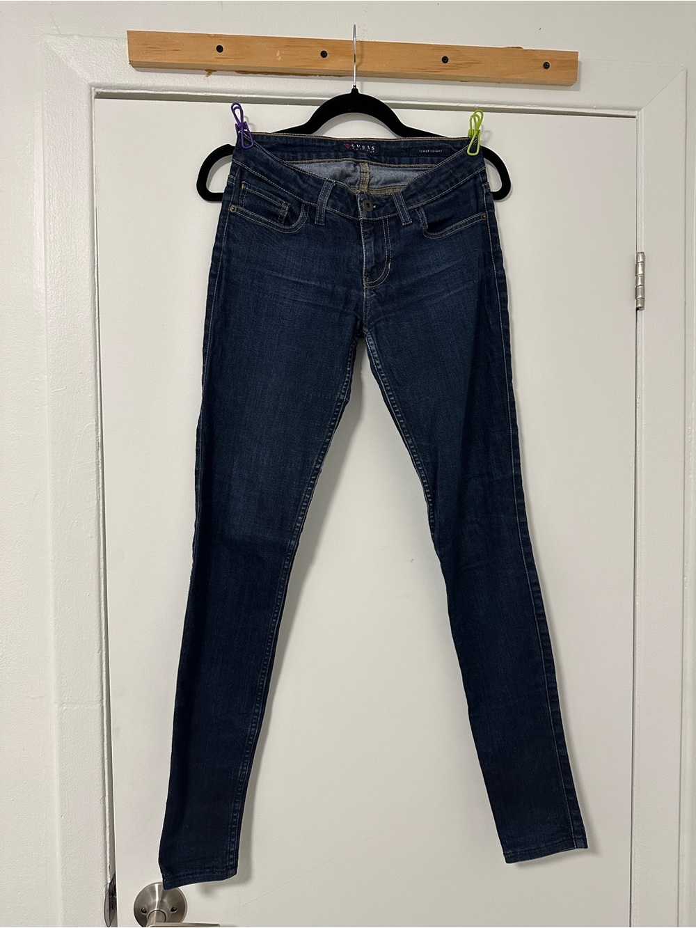 Guess Women's Dark Indigo Skinny Jeans